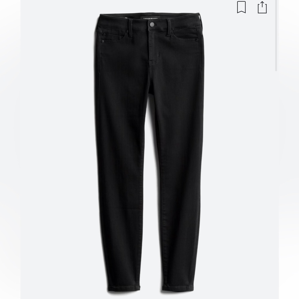 Liverpool// Kaylee Skinny Jeans- Black